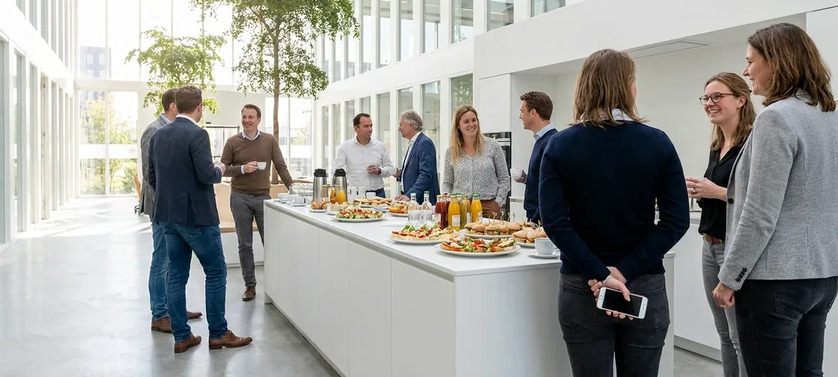 Genodigden op een besloten evenement